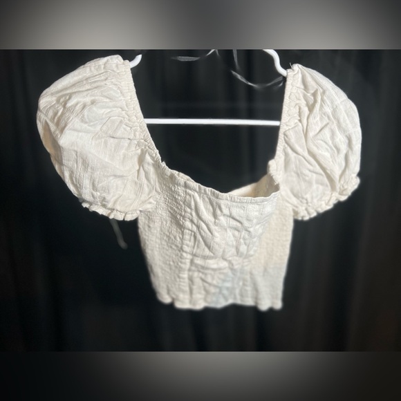 White peasant crop top - Picture 3 of 3